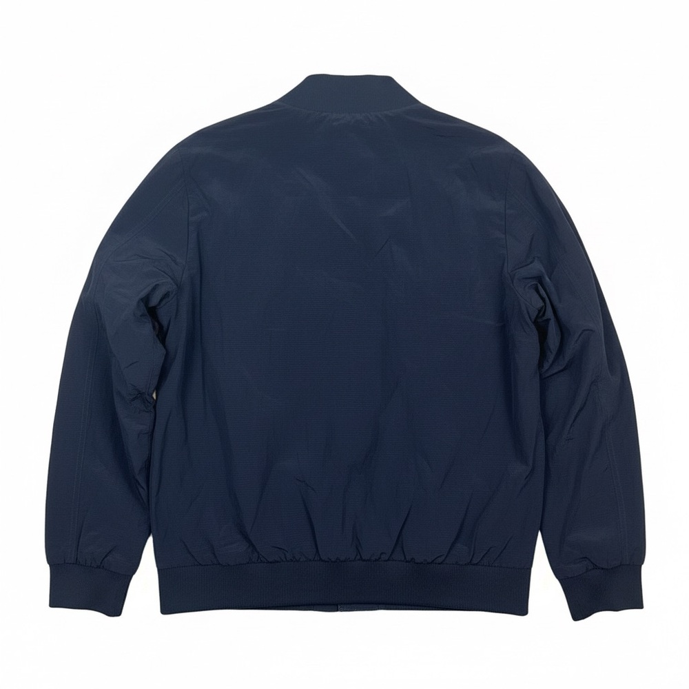 Slate & Stone Nylon Ripstop Bomber Jacket Navy Blue Size Large NWT - Picture 2 of 4